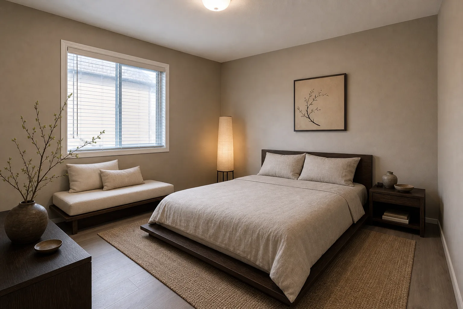 Bedroom, Japandi